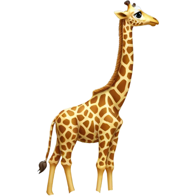 Gerraff in snow emoji