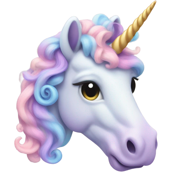 a pastel unicorn poop emoji