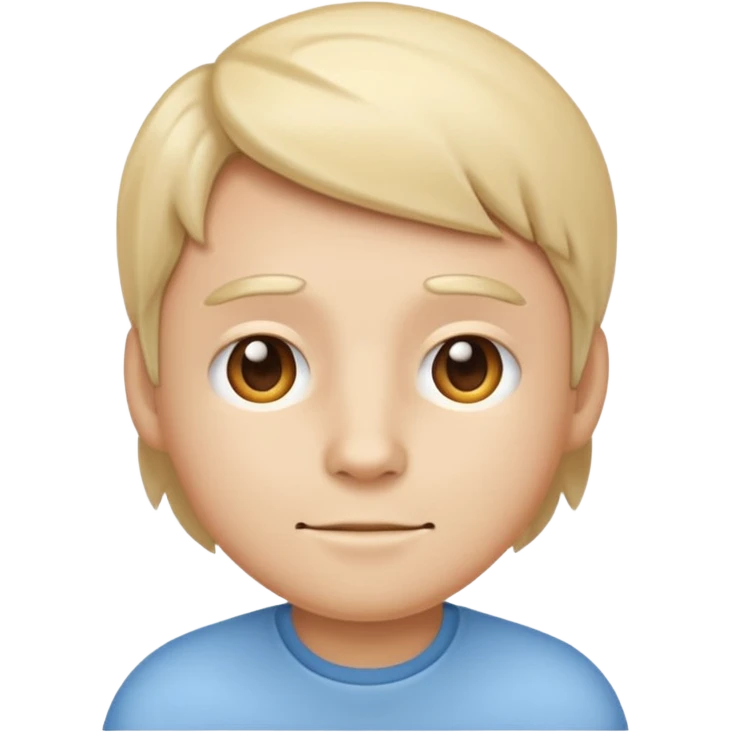 cloudy weather emoji with a relaxed face, expressing stable and professional feeling in a consulting office, classic emoji style, no text emoji