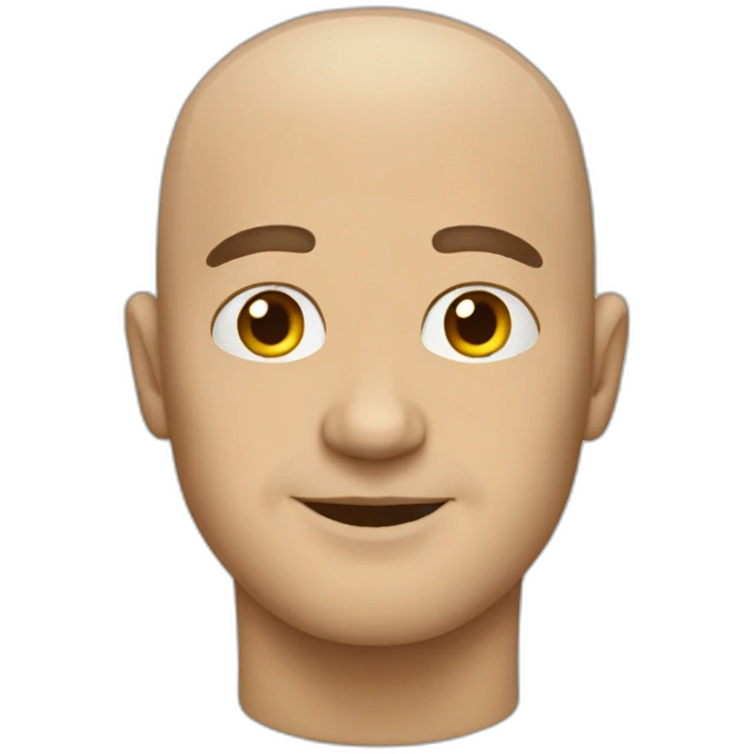 bald man emoji