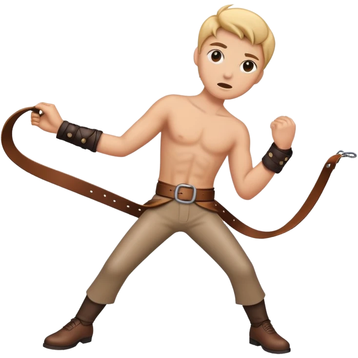 whipped with belt emoji