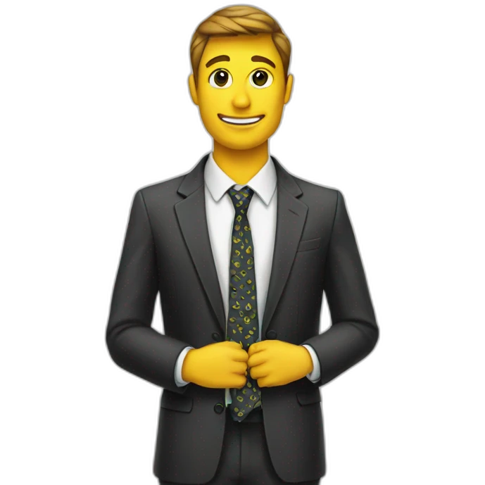 Advocate tie emoji