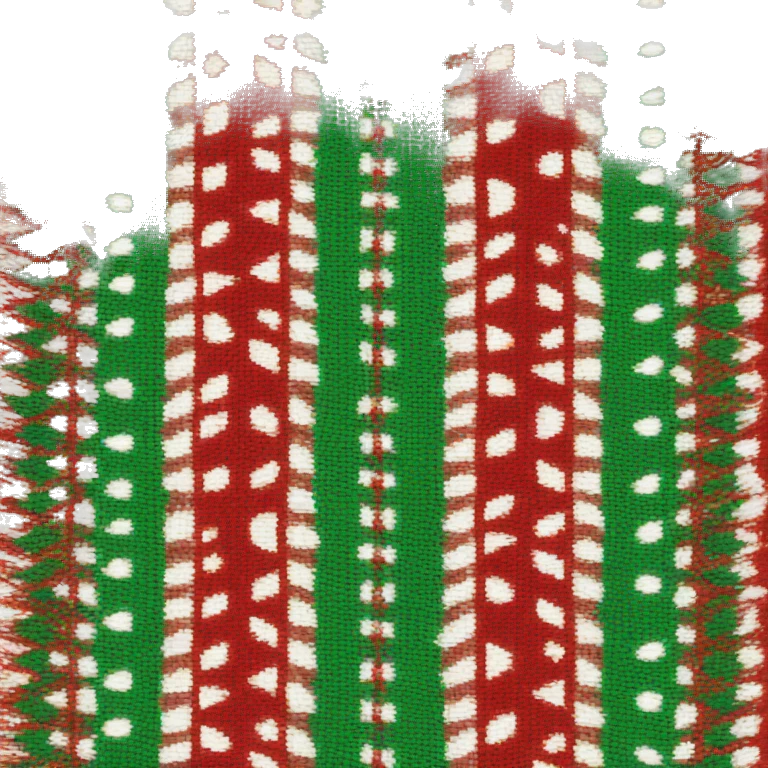 Red, white and green Scout scarf emoji