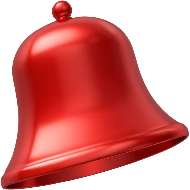 Red YouTube bell icon emoji