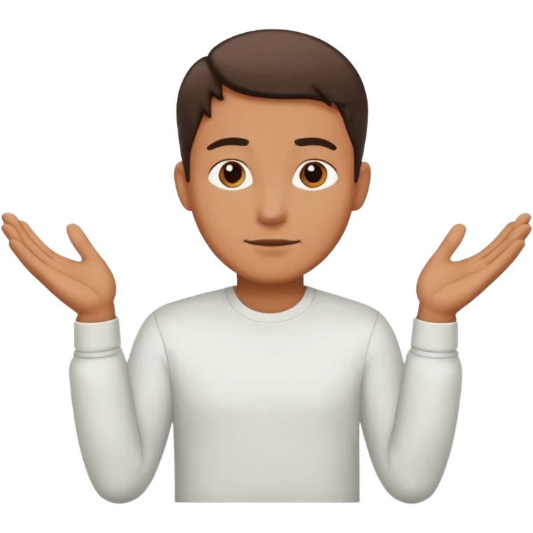 decision gesture Man crosshands emoji