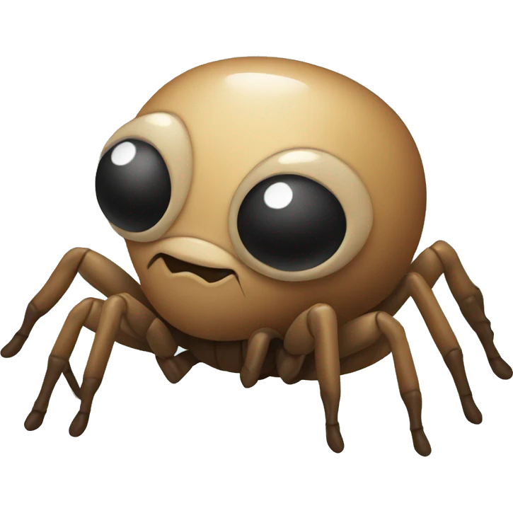spider with bow emoji