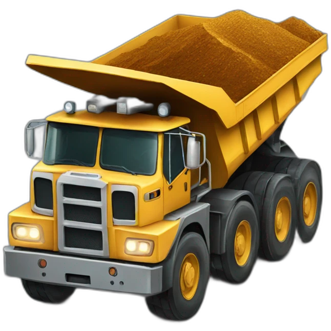 mining truck emoji