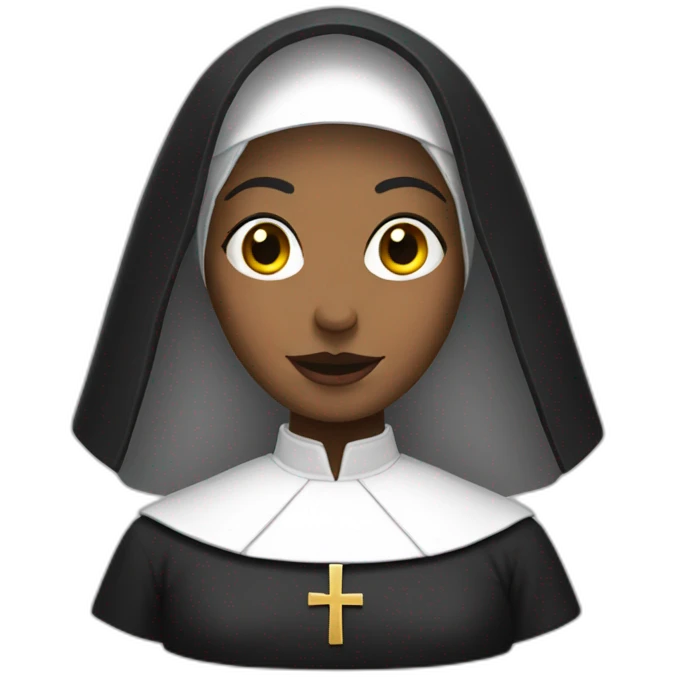 The nun emoji