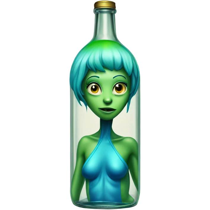 https://www.emojis.com/emoji/a-green-alien-woman-full-body-blue-hair-9oHMlHLe03N it's inside https://www.emojis.com/emoji/vodka-bottle-HEUPkbKfZU5 emoji
