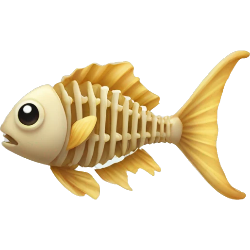 fish bone emoji