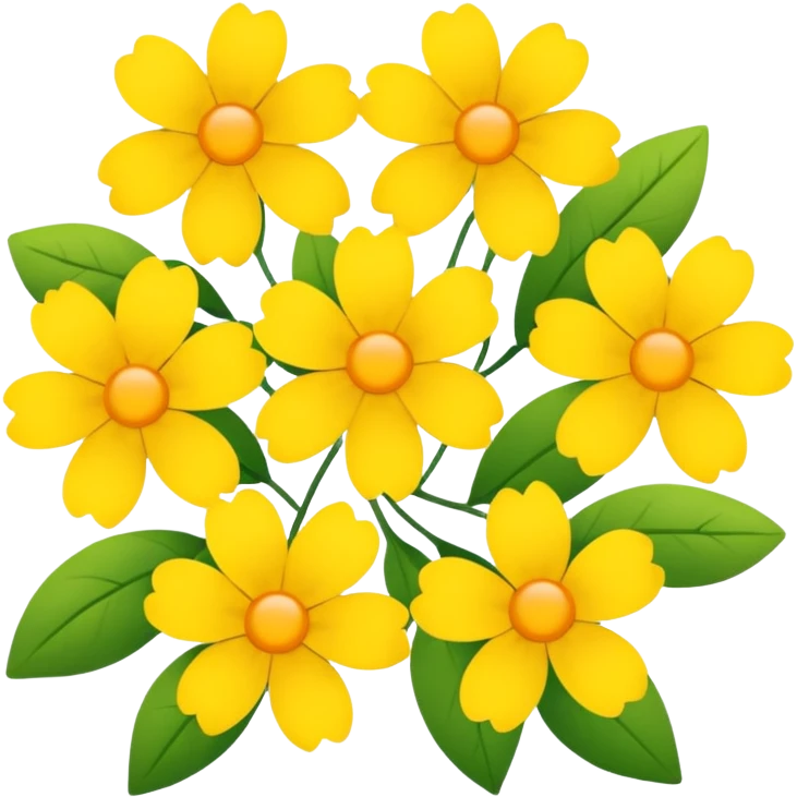 sarı çiçekl emoji