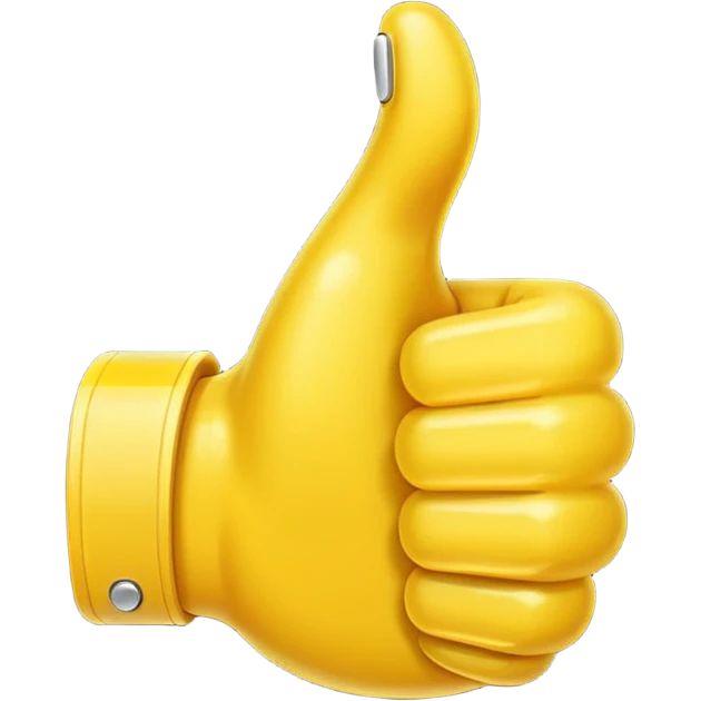 super long thumbs up emoij  emoji
