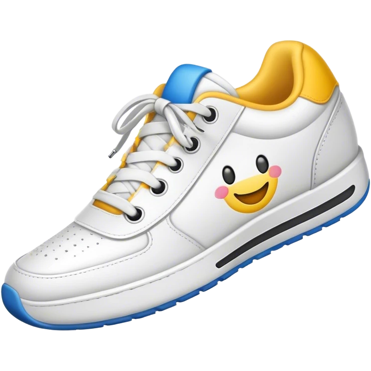 Sneaker with happyface (only sneaker) emoji