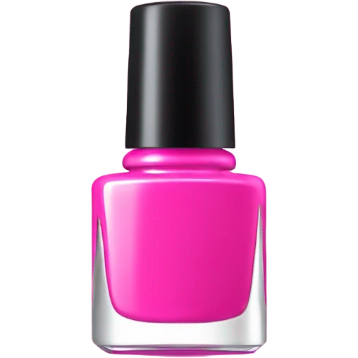 Nail polish pink emoji