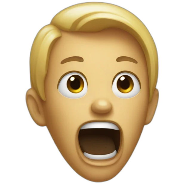 Scream emoji