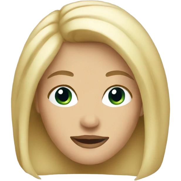 blonde woman emoji
