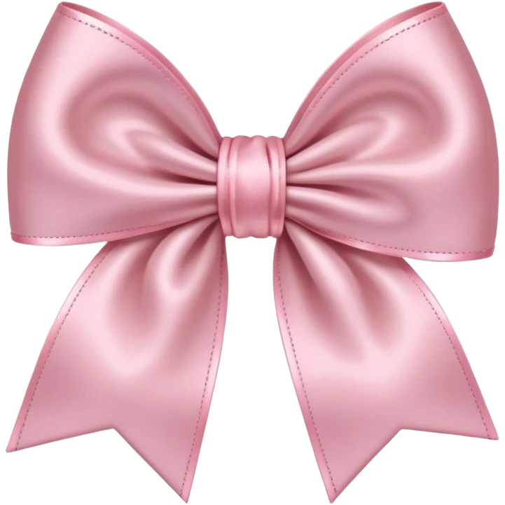 бантик нежно-розовый emoji
