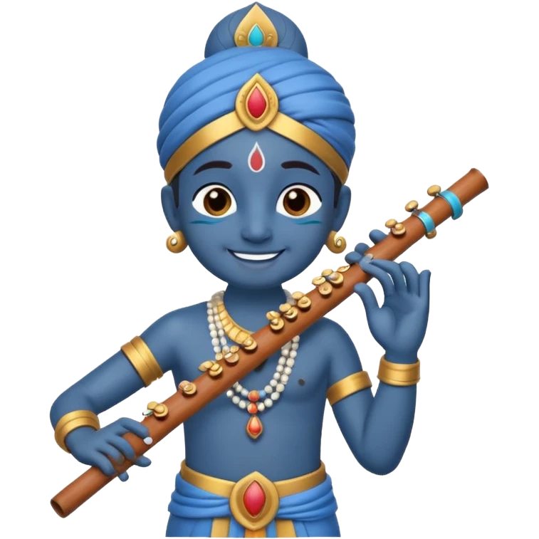 small emoji of god Krishna used for text emoji