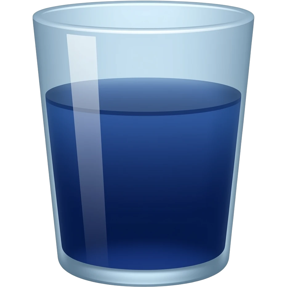 Dark blue drink emoji emoji