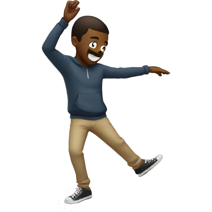 dab pose emoji