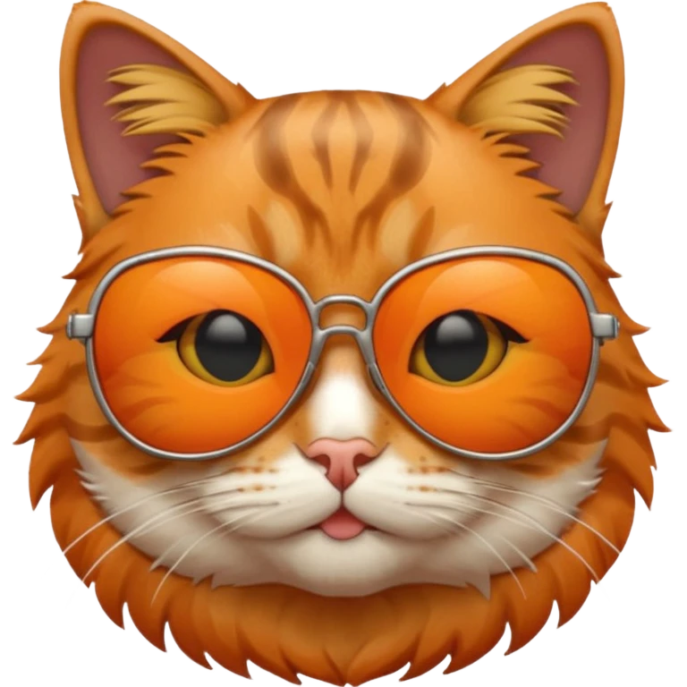 Cat wearing sunglasses emoji