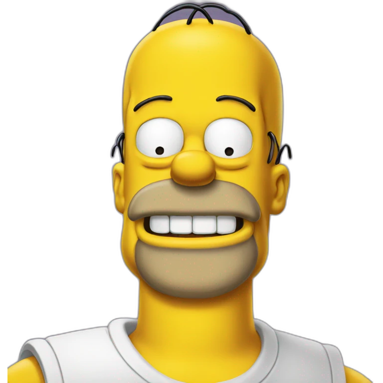 Homer Simpson laugh emoji