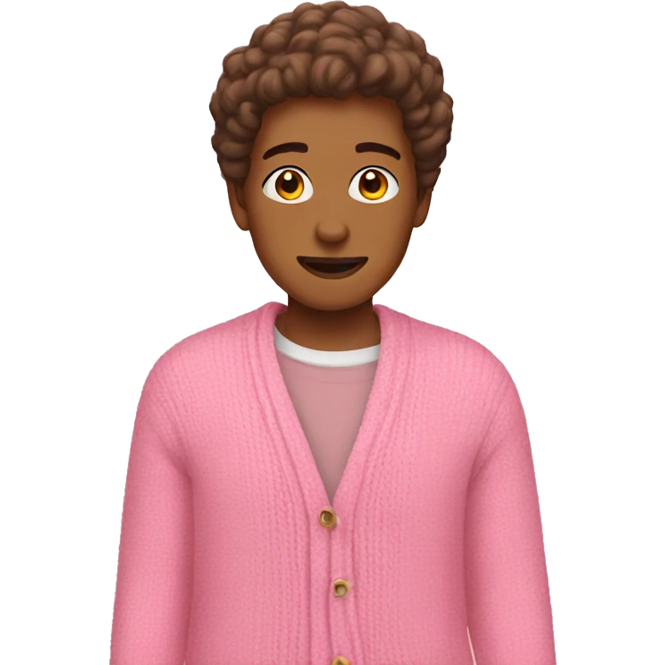 pink cardigan  emoji