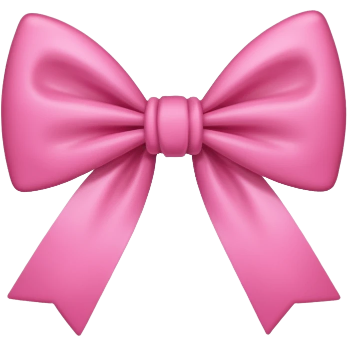 Bow pink emoji