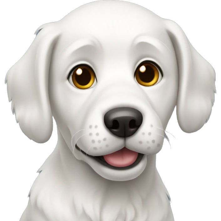 White dog emoji