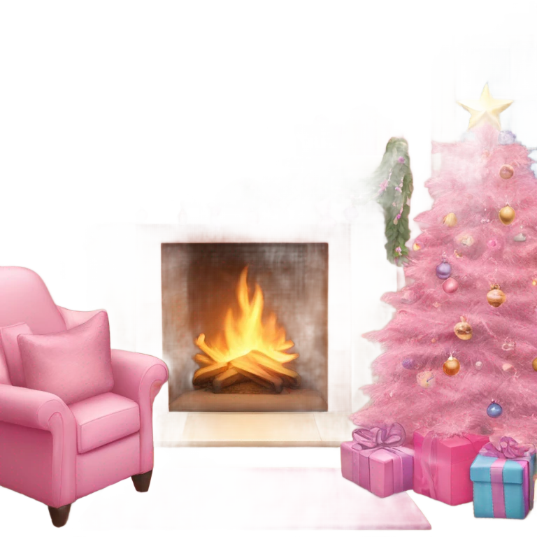 Pink Christmas. emoji