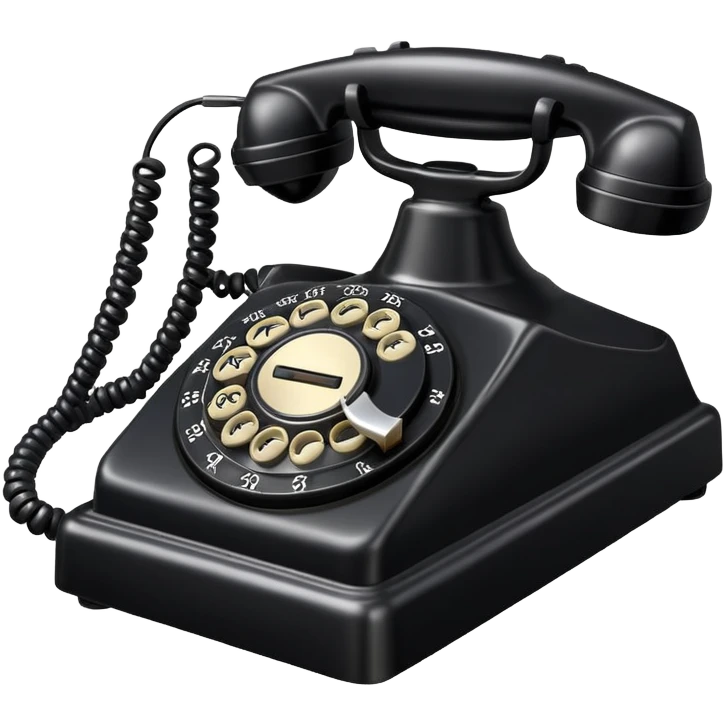 phone call, ringing telephone emoji
