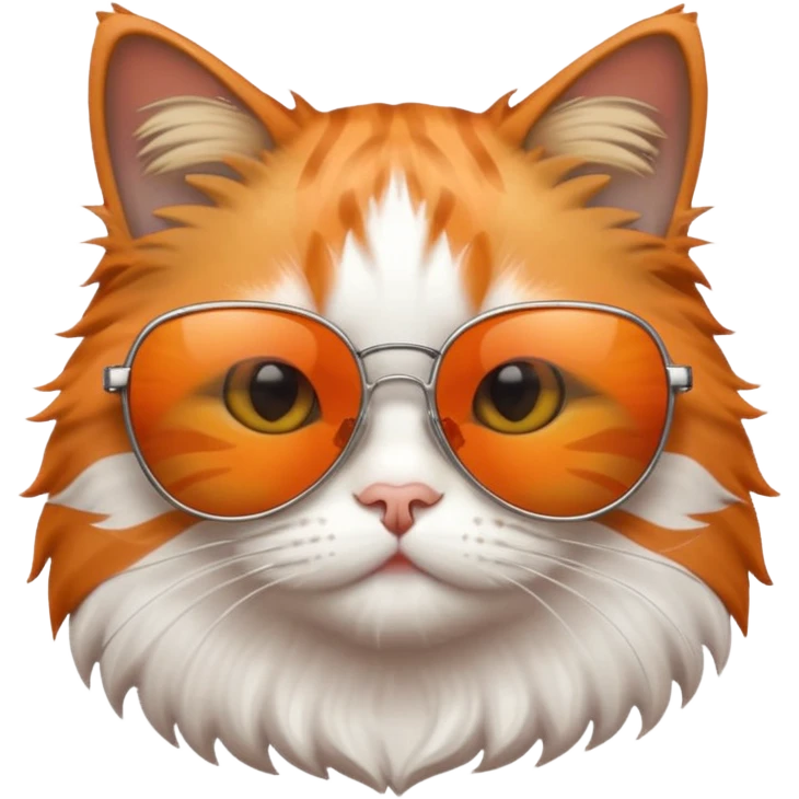 cat wearing sunglasses, cool attitude emoji