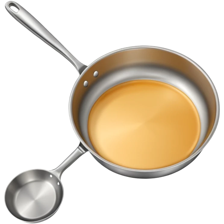 pan and spatula inside emoji