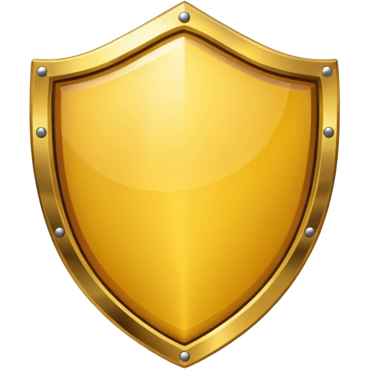 golden shield emoji