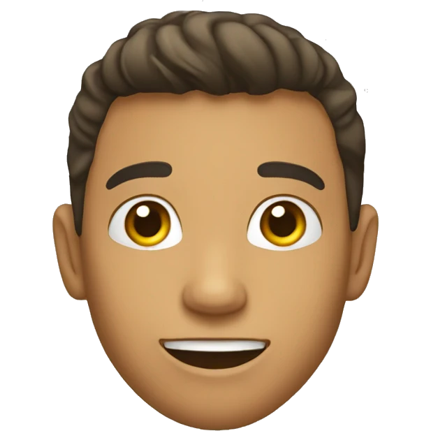 Joven cajando emoji