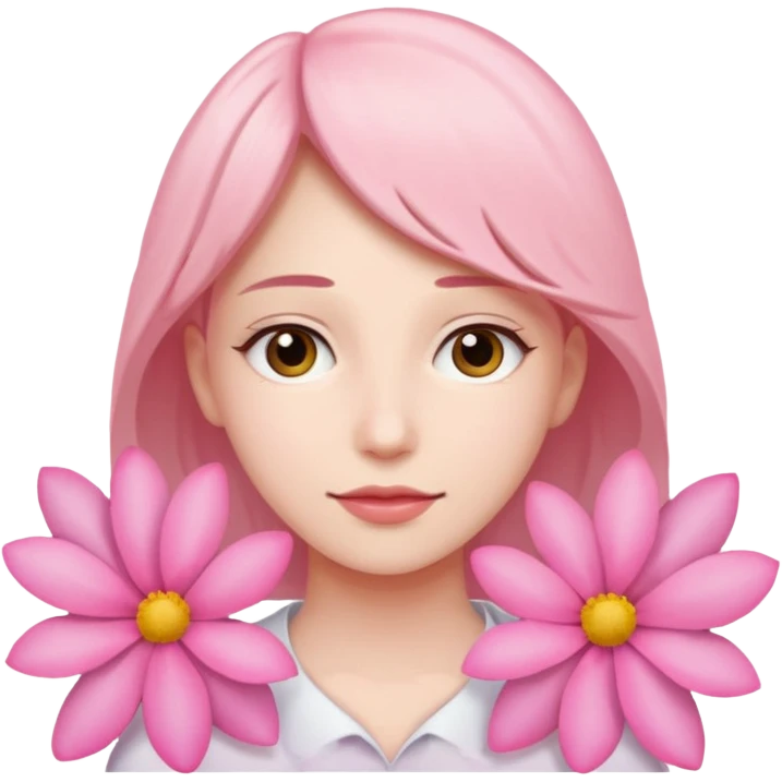 flower-bearing person emoji
