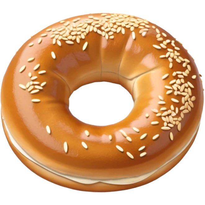 simit Turkish sesame bagel emoji