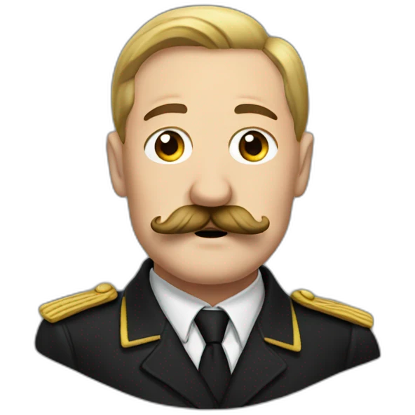Adolf With mustache emoji