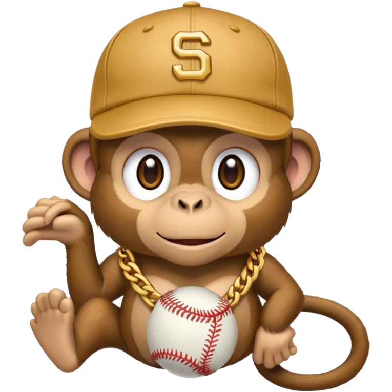 Hip hop monkey emoji