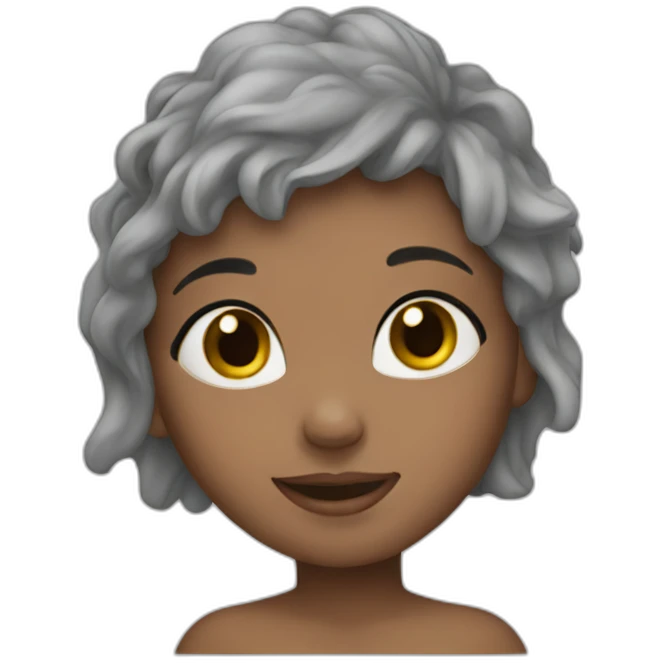 A girl after showering  emoji