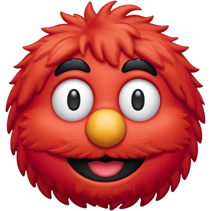 Elmo face  emoji
