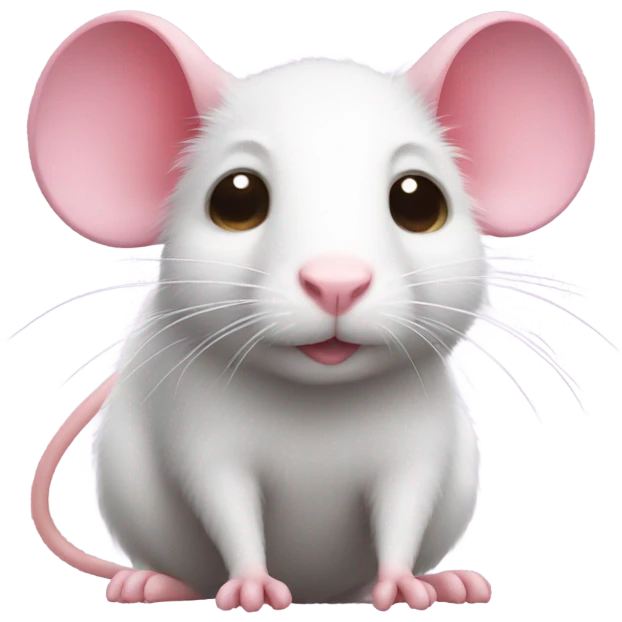 Pink rat emoji