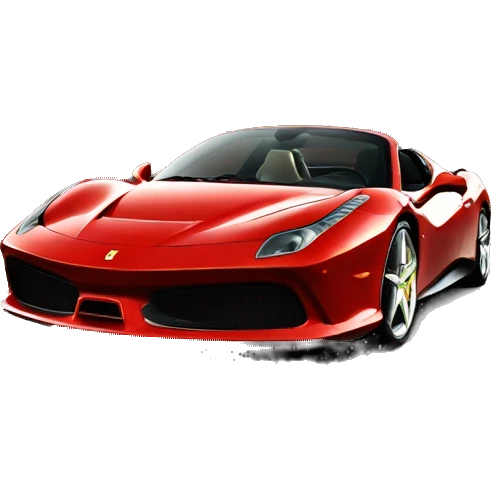 Ferrari on the road  emoji