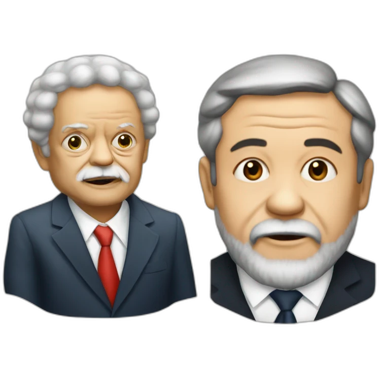 president Lula from Brazil versus squid animal emoji