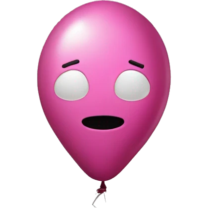 helium three balloon emoji