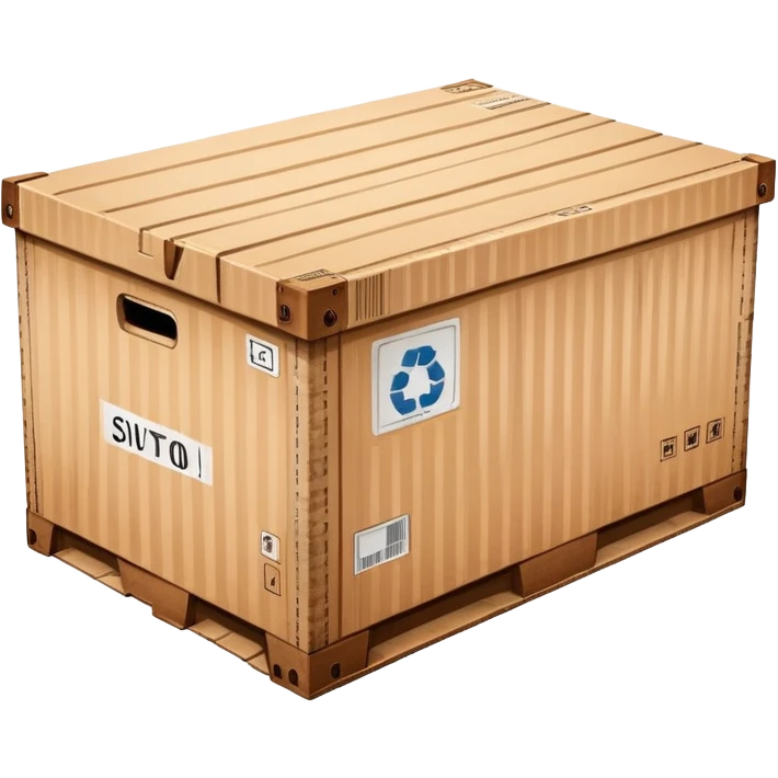 shipping cargo box emoji