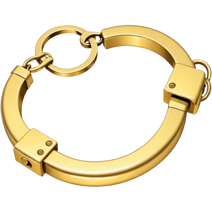 gold handcuff emoji