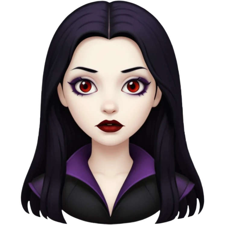 Goth vampir emoji