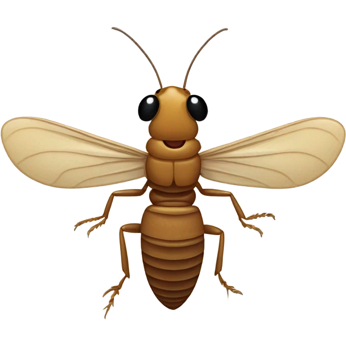 Termite with mouth open emoji