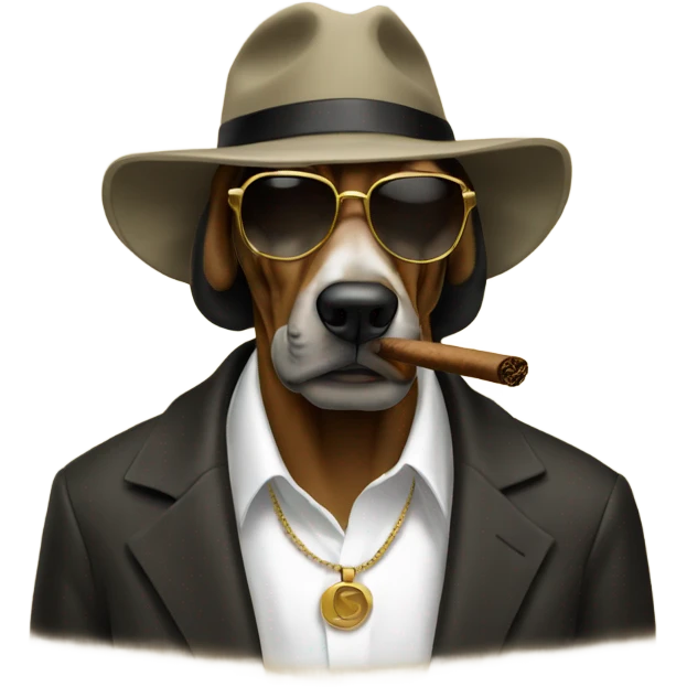 Snoop dawg with a cigar emoji